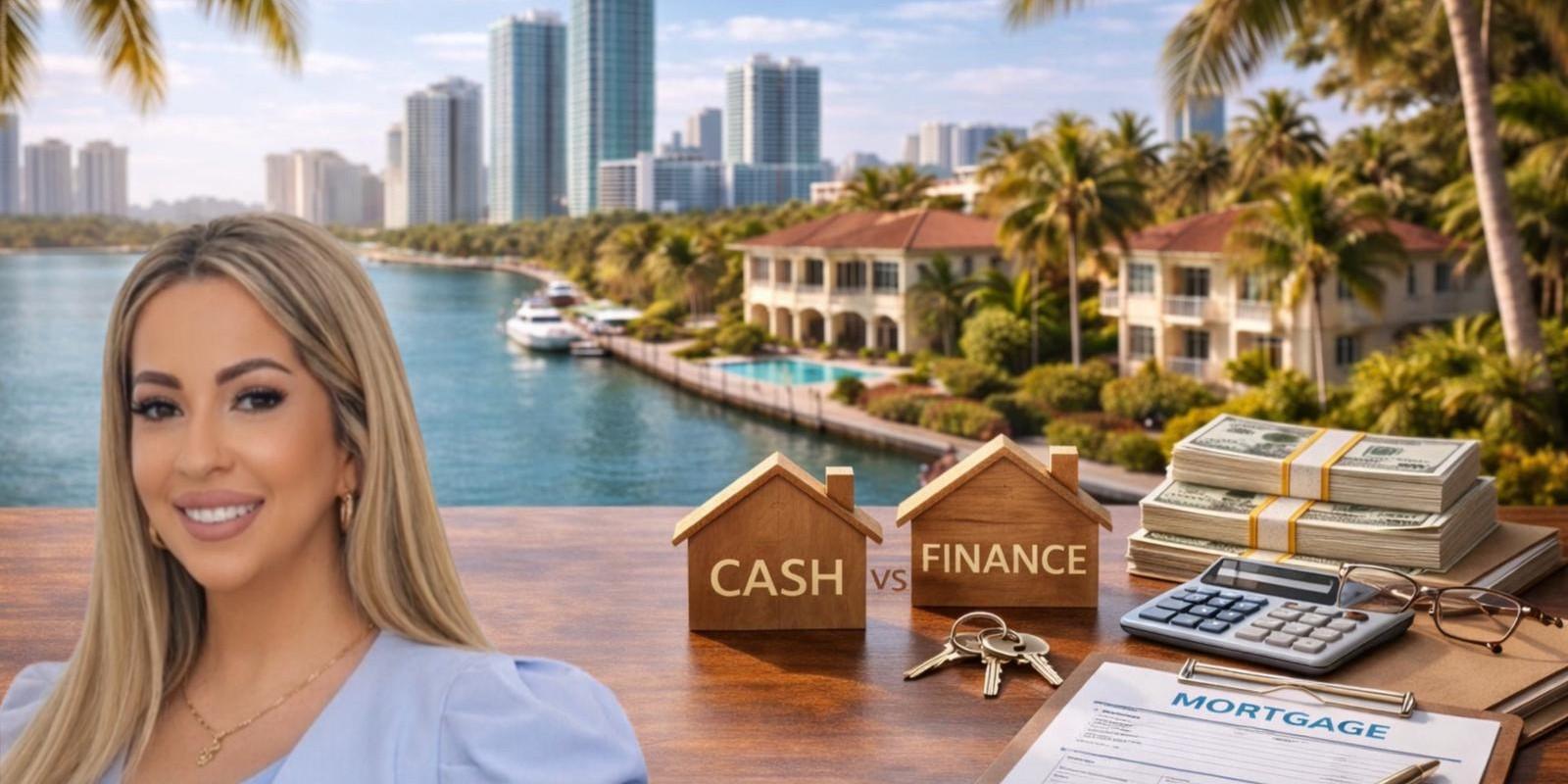 Que es mejor en Miami comprar en efectivo o financiar una propiedad?